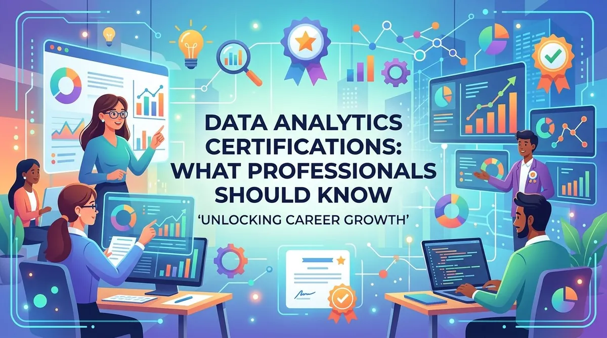 Data Analytics Certifications: What Professionals Should Know