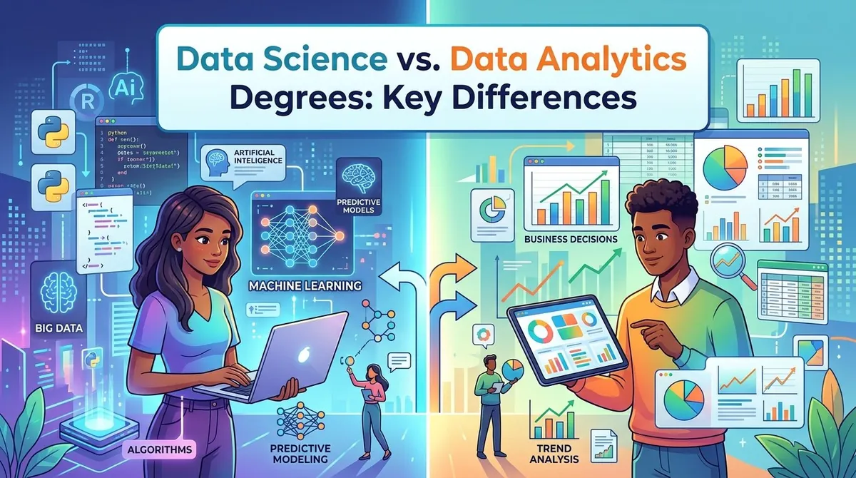 Data Science vs. Data Analytics Degrees: Key Differences