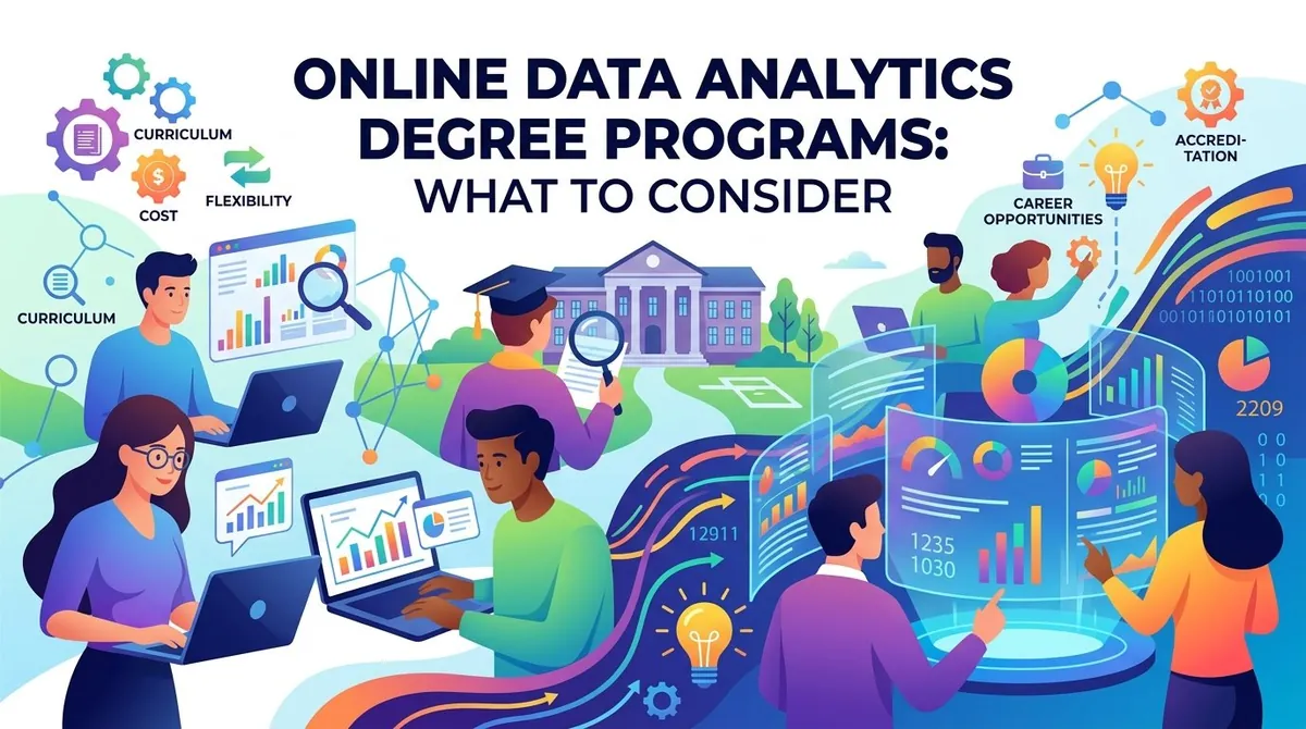 Online Data Analytics Degree Programs: What to Consider