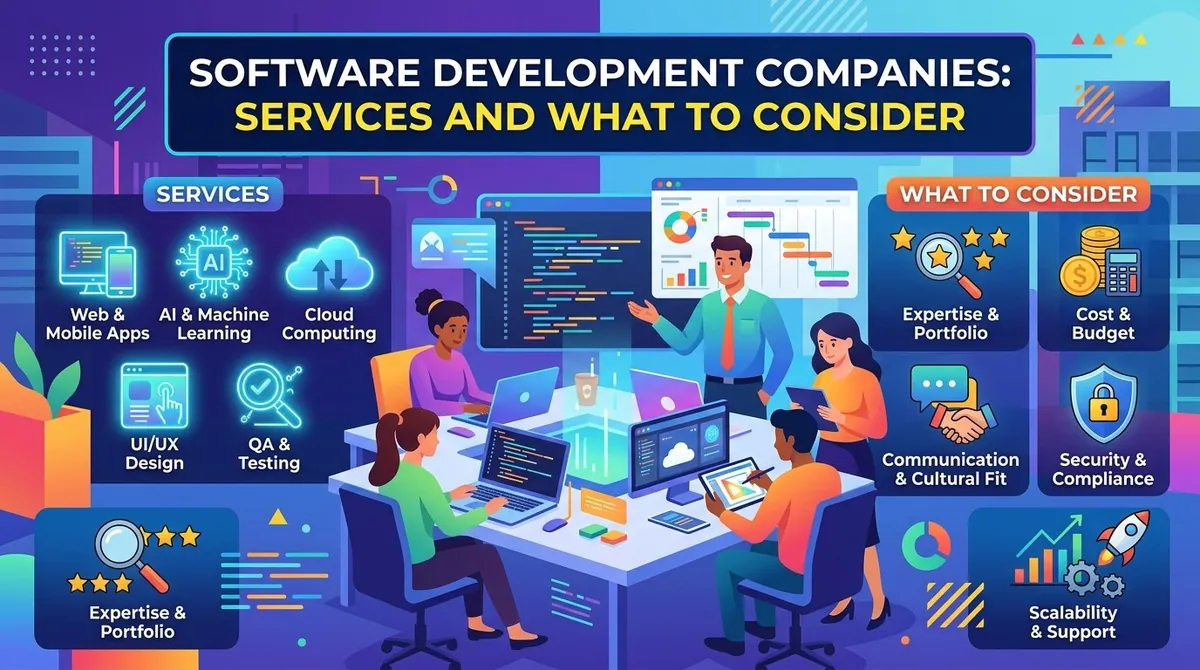 Software Development Companies: Services and What to Consider